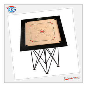 CARROM BOARD 34" X 4MM THICK & FOLDABLE STAND