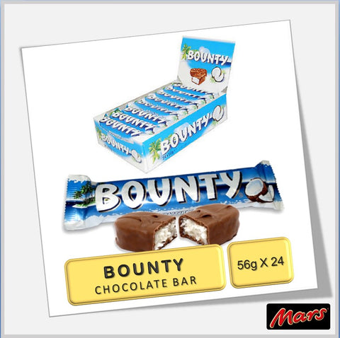 Bounty Milk Choco bar 56g X 24
