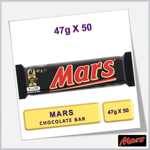 MARS Choco bar 47g X 50