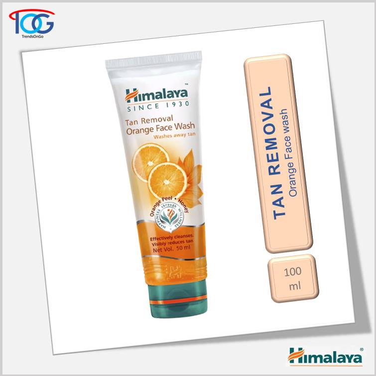 Tan Removal Orange Face Wash - Himalaya 100ml