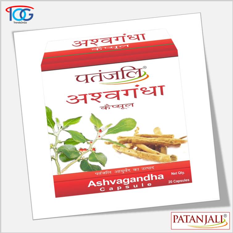 ASHWAGANDA CAPSULE PATANJALI 20 CAPS