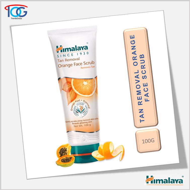 Tan Removal Orange Face Scrub Himalaya 100g