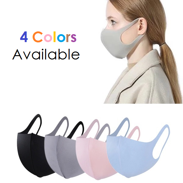 FACE MASK- WASHABLE STRETCHABLE In 4 Colors