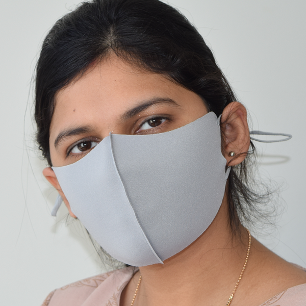 FACE MASK WASHABLE REUSABLE with Adjustable Strap - In 4 Colors