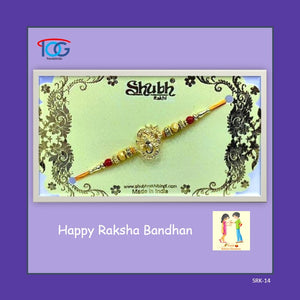 Rakhi Bracelet in Ethnic Design-Ganesh Ji on Ohm