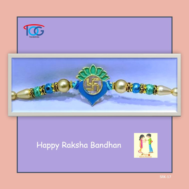 Rakhi Bracelet in Ethnic Design-Swastik