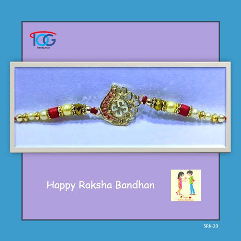 Rakhi Bracelet in Ethnic Design-Swastik