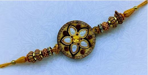 Rakhi Bracelet in Ethnic Design-Mini Box Packing