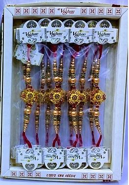 Rakhi Bracelet in Ethnic Design-Pearly