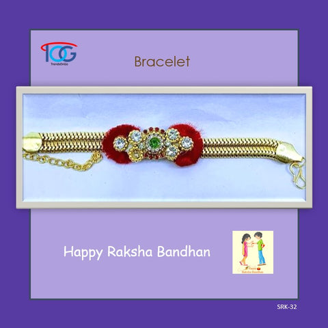 Rakhi Bracelet in Ethnic Design-Bracelet Style