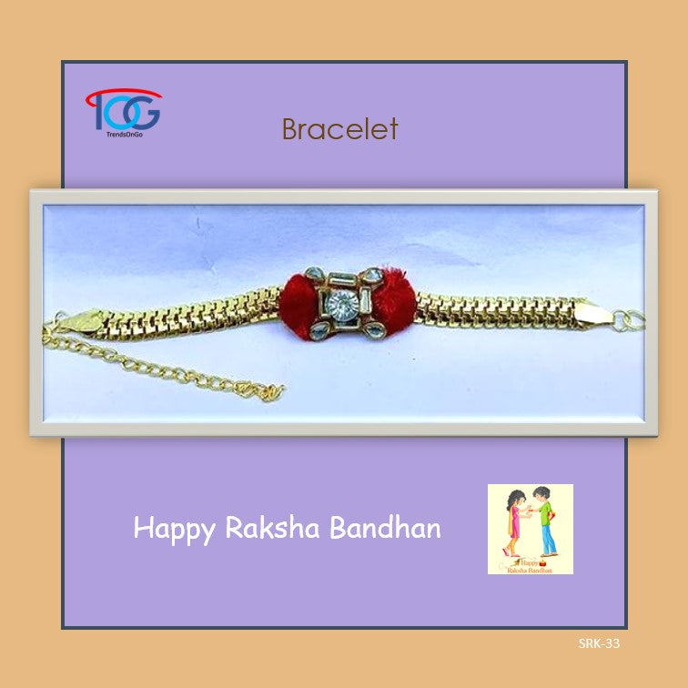 Rakhi Bracelet in Ethnic Design-Bracelet Style