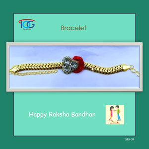 Rakhi Bracelet in Ethnic Design-Bracelet Style