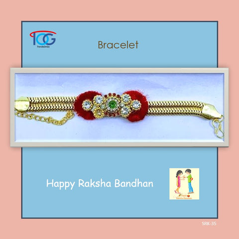 Rakhi Bracelet in Ethnic Design-Bracelet Style