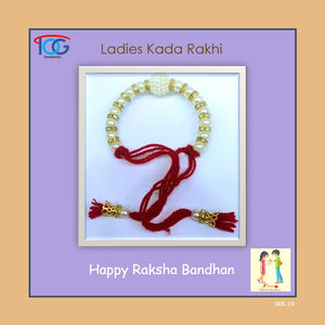 Ladies Rakhi Bracelet-Pearl-Kada Style