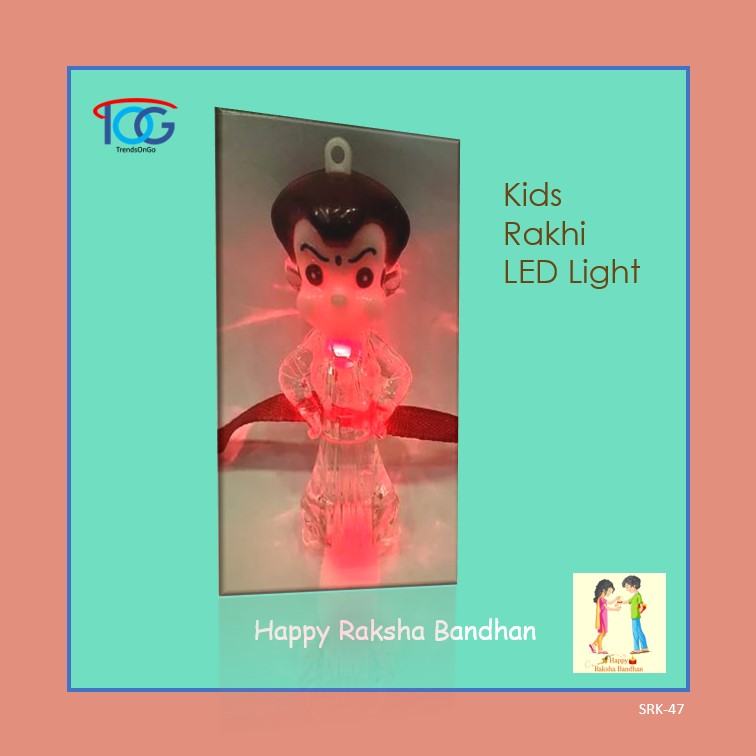 Kids Rakhi Bracelet-LED Light Rakhee