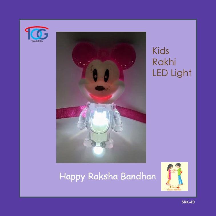 Kids Rakhi Bracelet-LED Light Rakhee