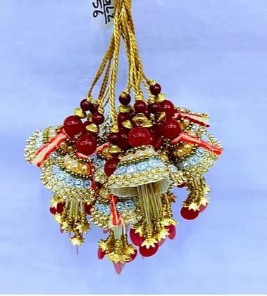 Ladies Traditional Hanging Rakhi with Beads