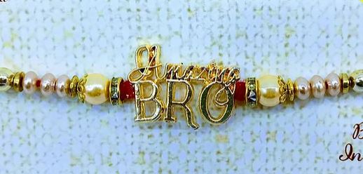 Rakhi Bracelet in Ethnic Design-Amazing Bro