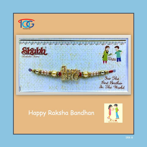 Rakhi Bracelet in Ethnic Design-Amazing Bro