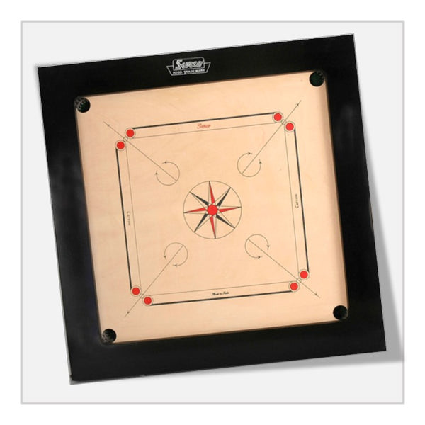 CARROM BOARD 35" X 8MM THICK & FOLDABLE STAND