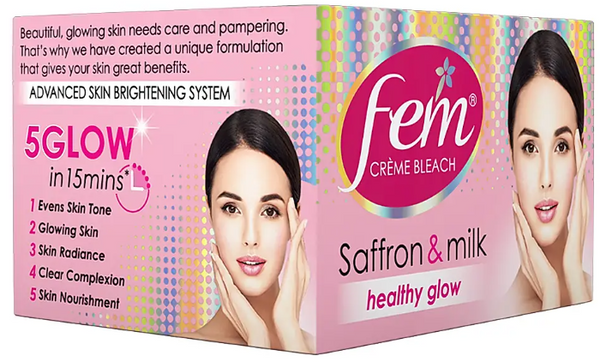 FEM Saffron & Milk Cream Bleach 64G