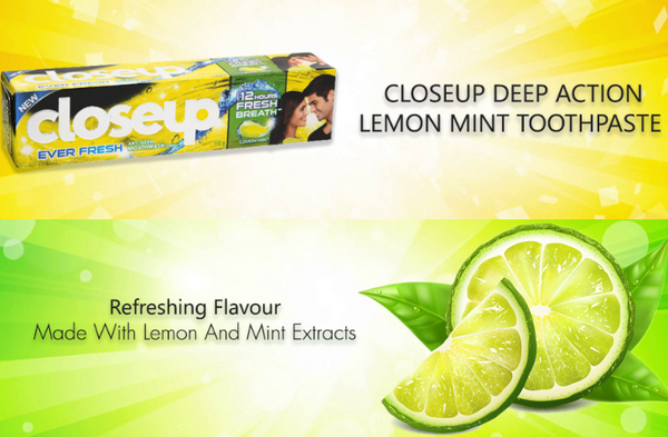 Close Up Lemon Mint Toothpaste 150g