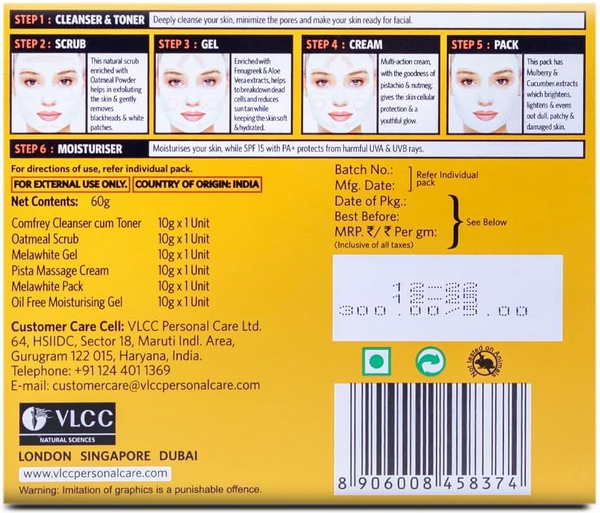 VLCC Anti Tan Facial Kit 60g